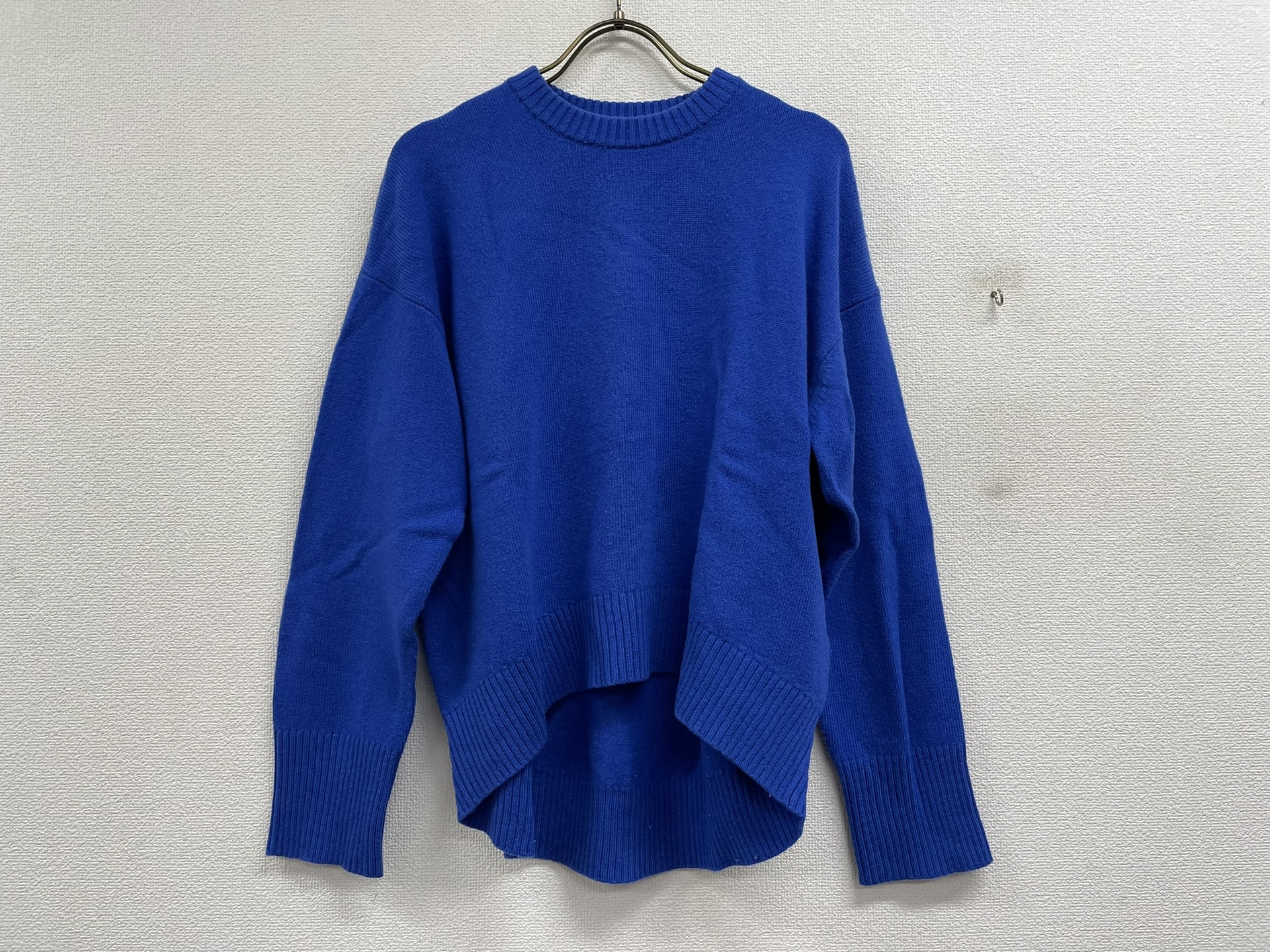 MACPHEE ラムカシミヤクルーネックプルオーバー