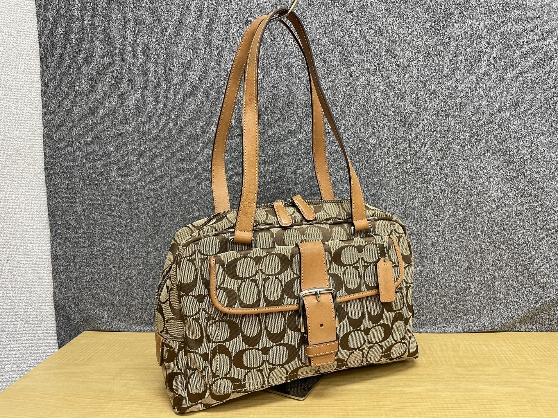 COACH 6846 シグネチャーミニボストンバッグ