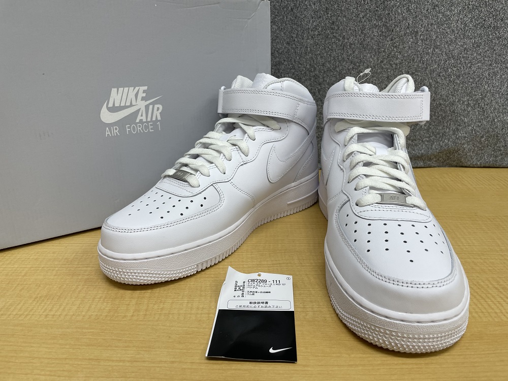 NIKE CW2289-111 AIR FORCE 1 MID ’07 WHITEWHITE 22SP