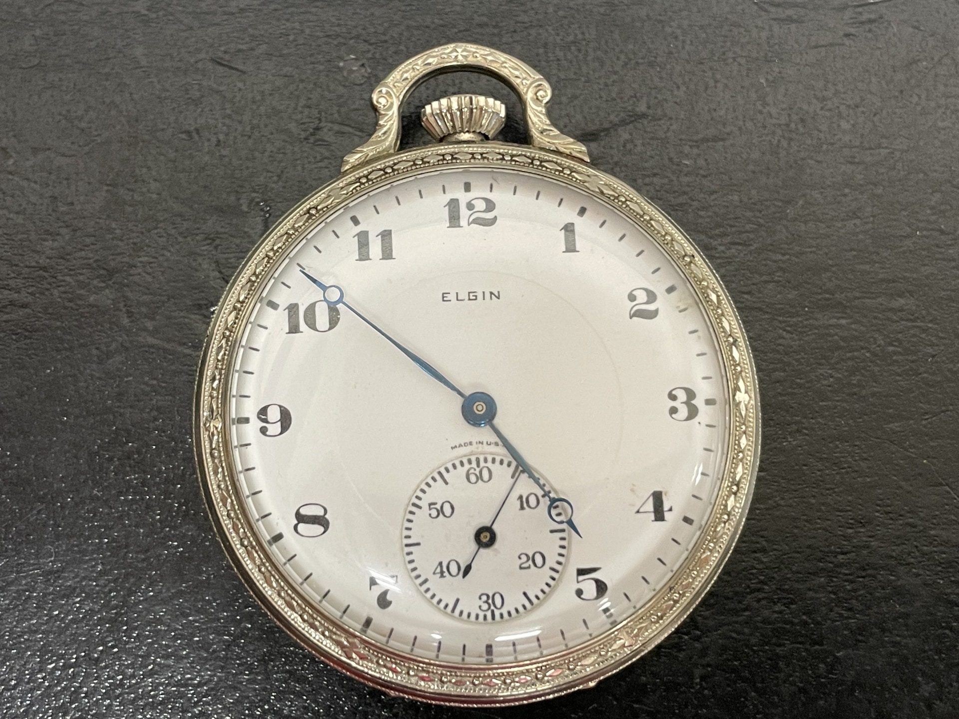 ELGIN オープンフェイス 懐中時計 Philadelphia Watch Case