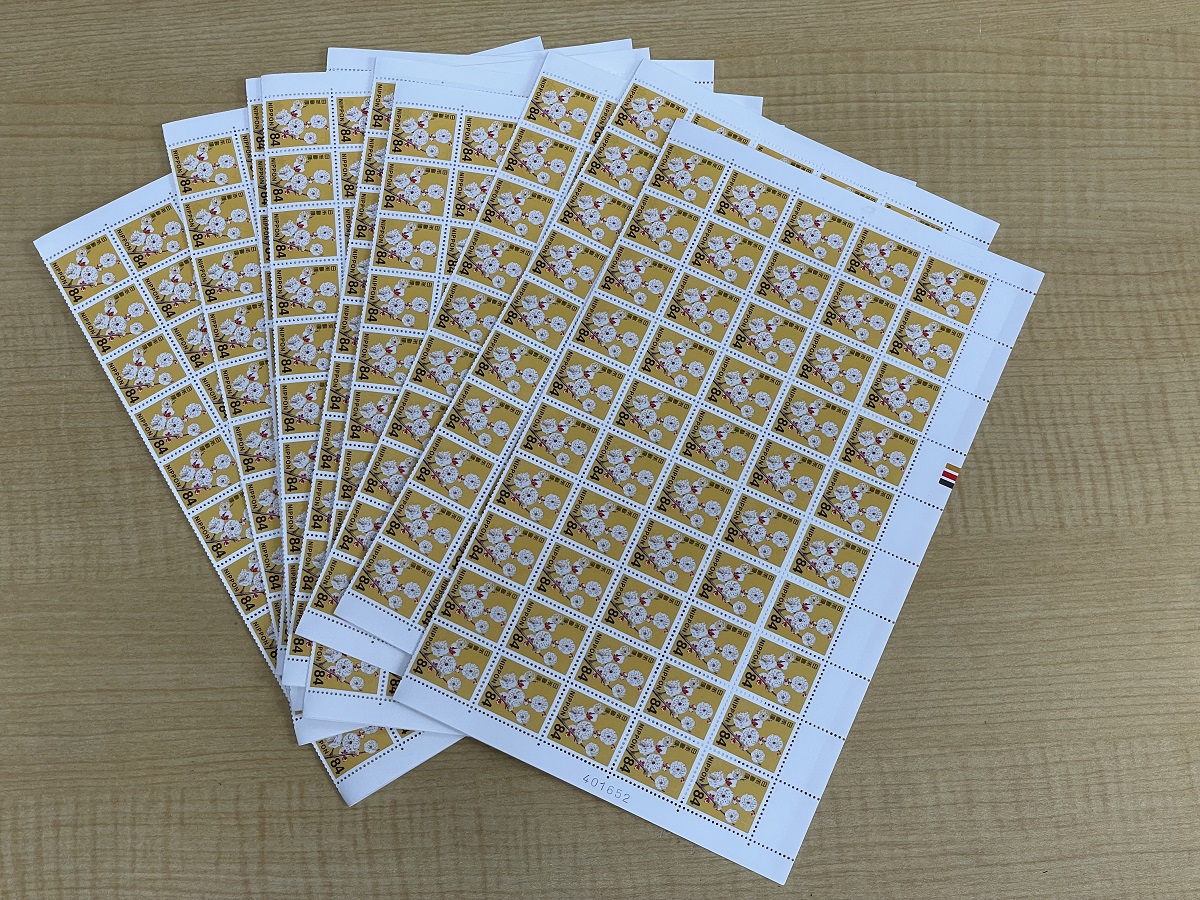 普通切手シート 84円 ウメ