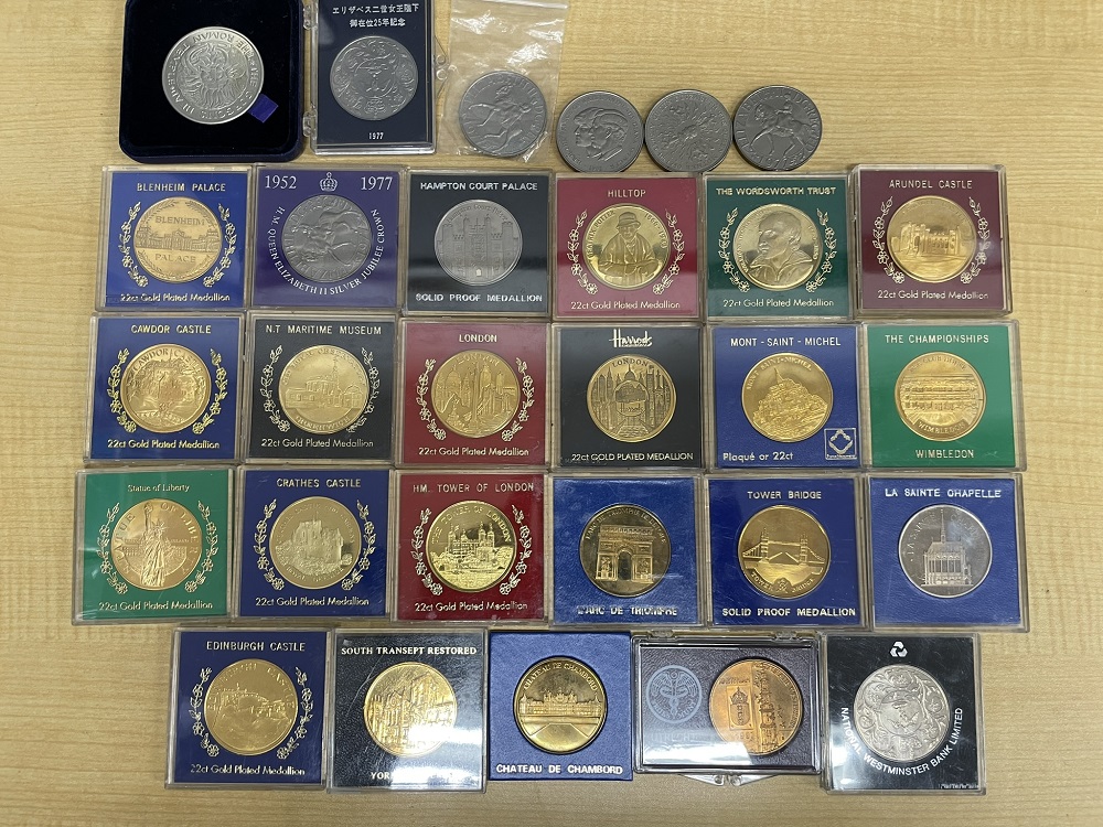 世界各国観光名所記念メダル