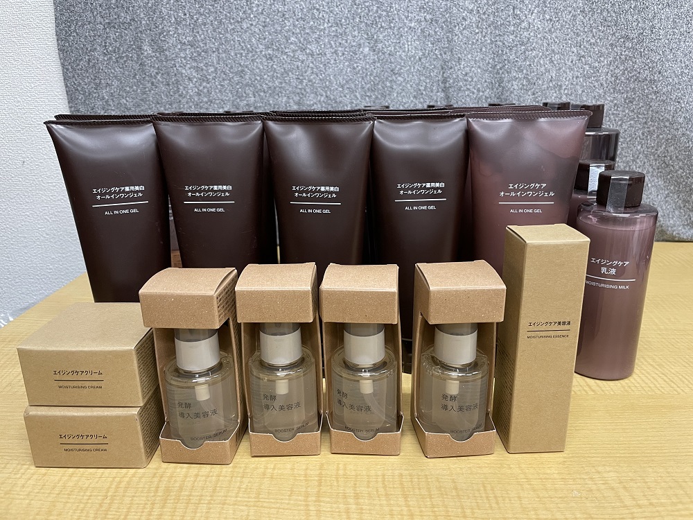 無印良品 化粧水、乳液、美容液、エイジングケアクリーム