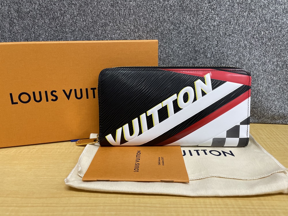 LOUIS VUITTON M67800 2017クルーズコレクション エピ ジッピーウォレット ルージュノワール