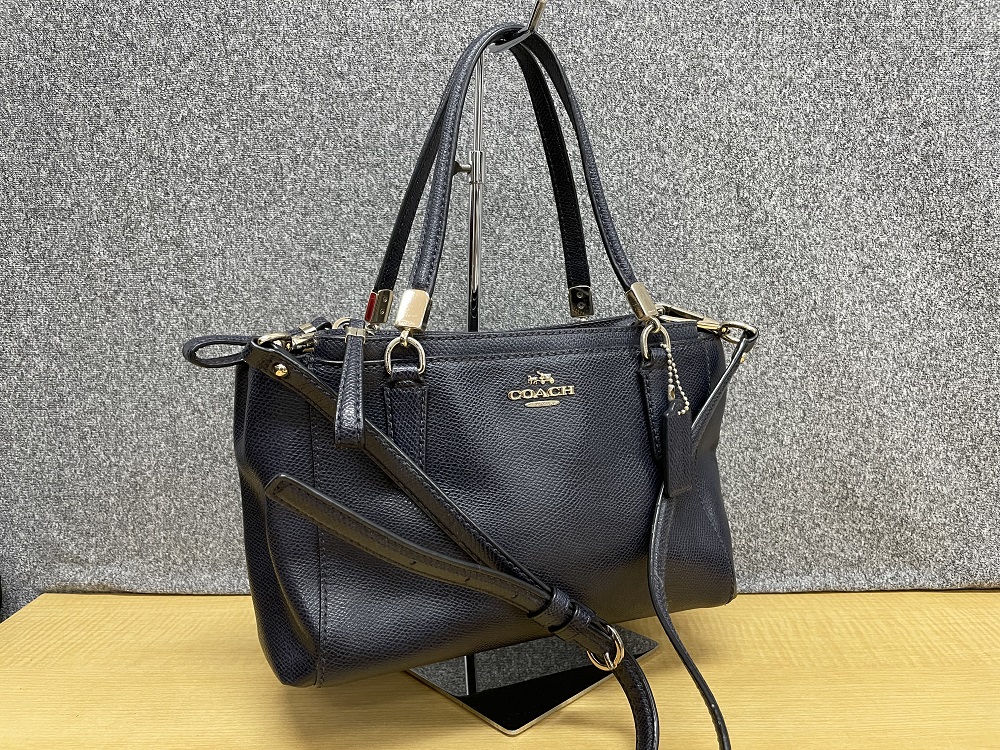 COACH F34797 クロスグレインレザーミニクリスティークロスボディ2WAYバッグ