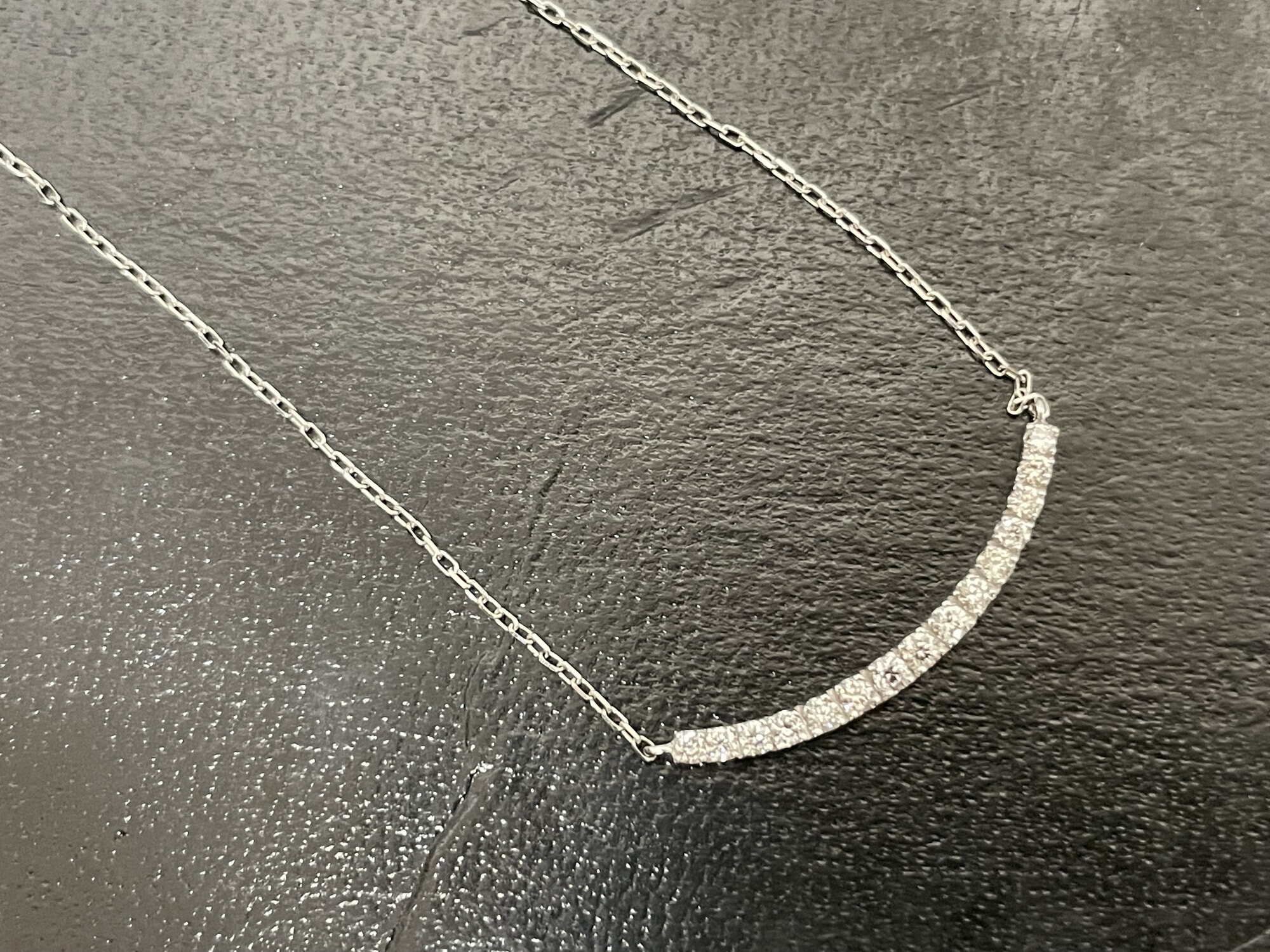 プラチナデザインダイヤモンドネックレス ダイヤ0.2ct