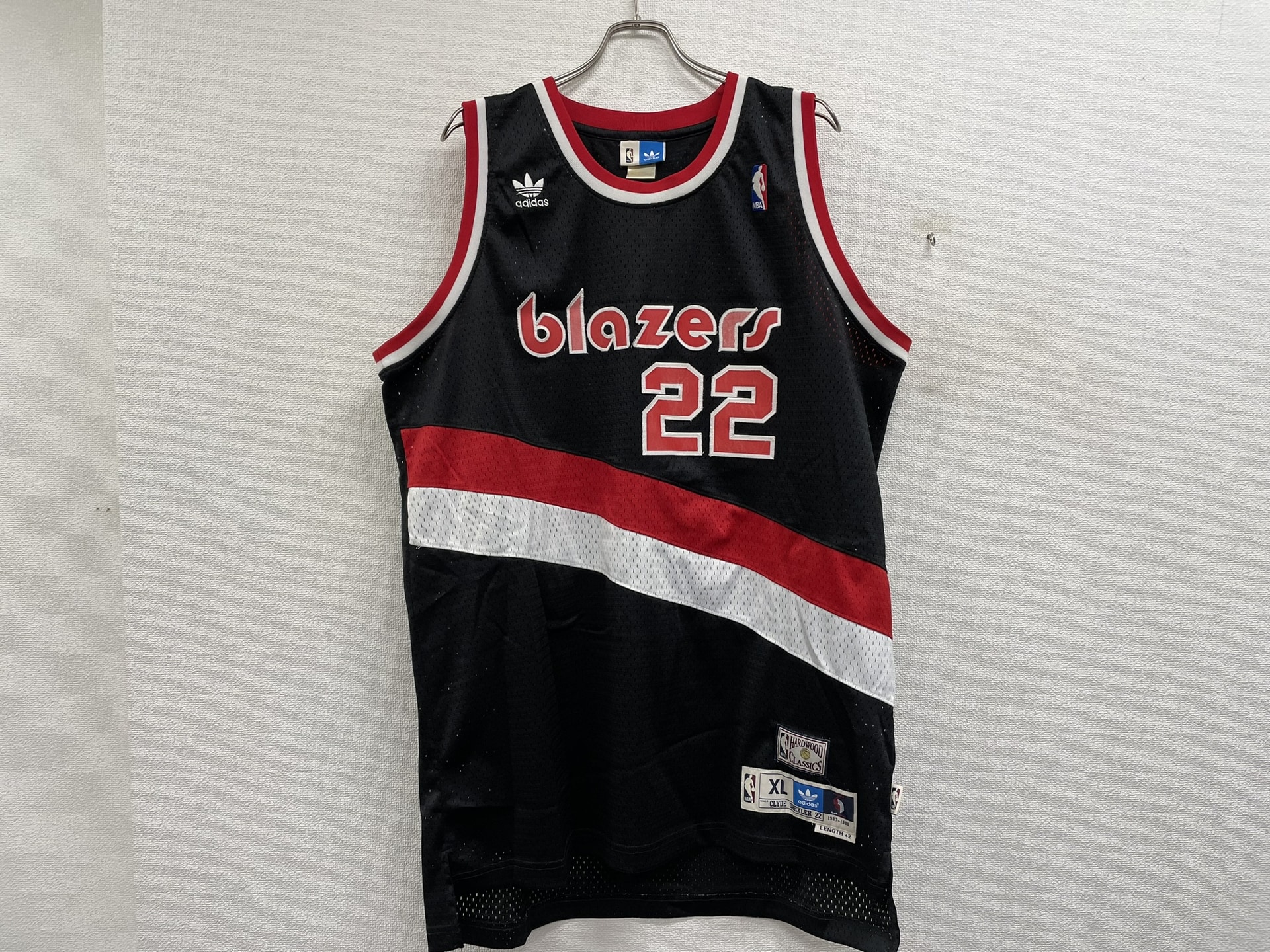 adidas ポートランドトレイルブレイザーズ #22 クライドドレクスラー 1987-88ジャージー