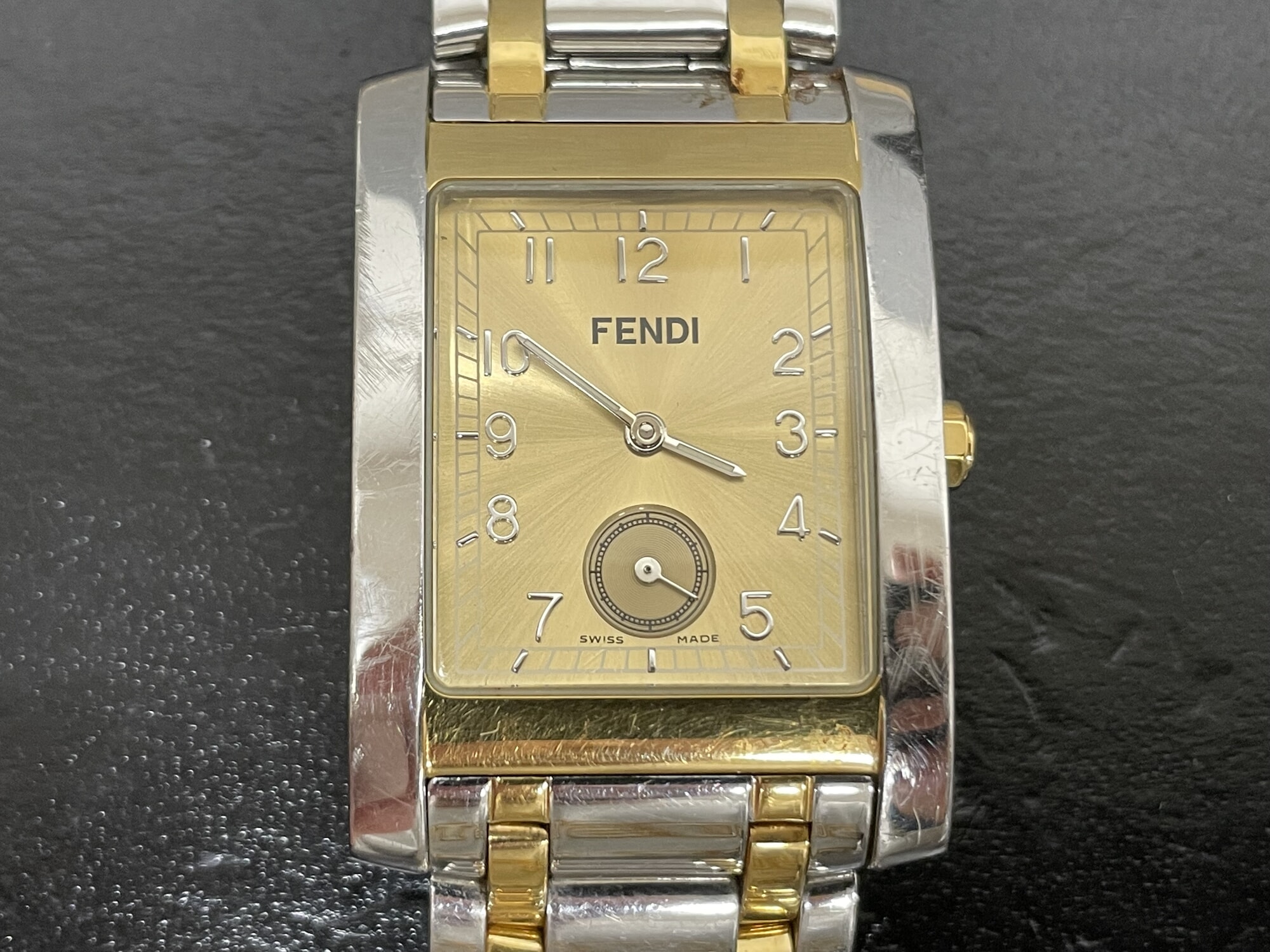 FENDI 7000G コンビメンズクォーツ腕時計