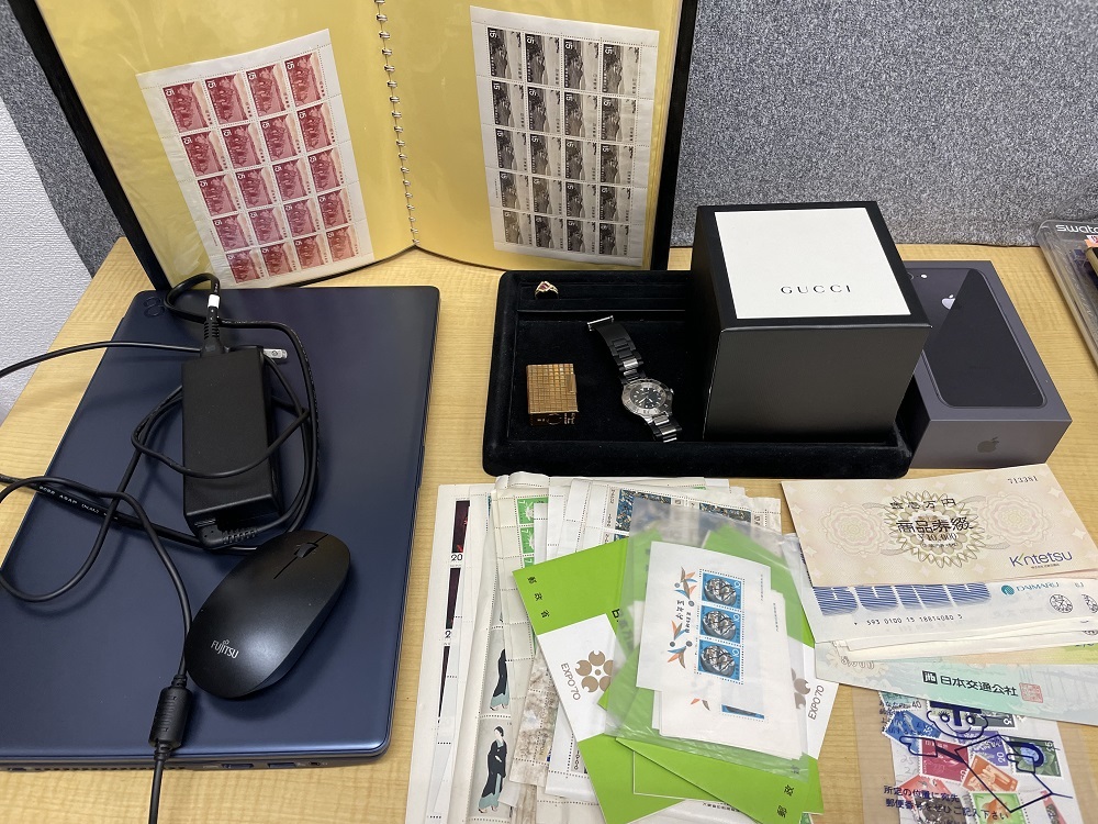 金プラチナ、時計、ライター、切手、商品券etc