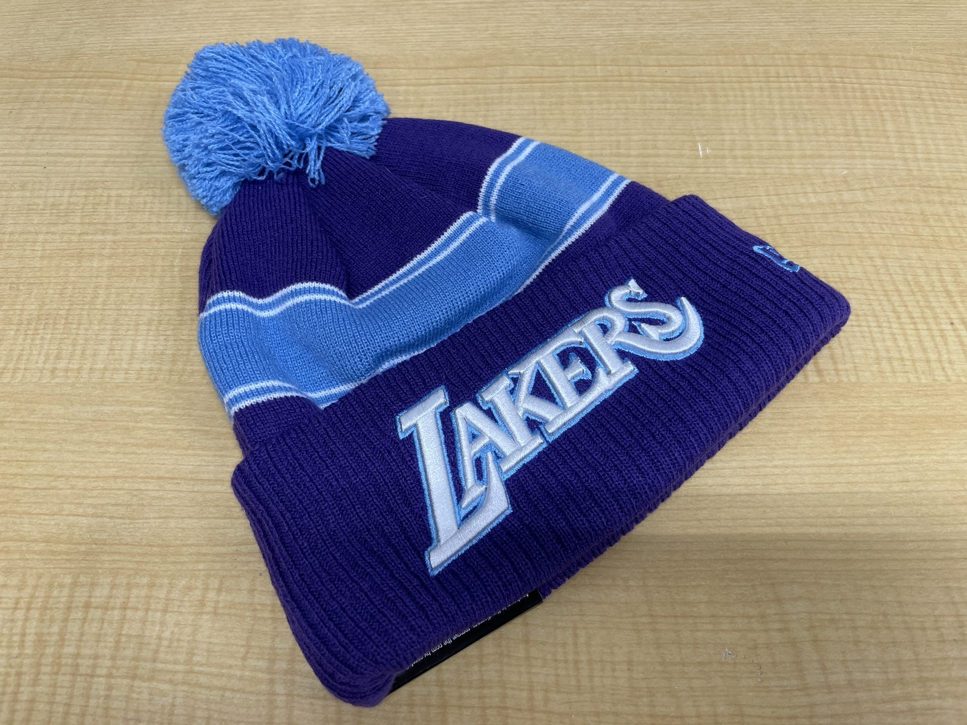 NEW ERA NBA75周年記念 LA LAKERSニットキャップ