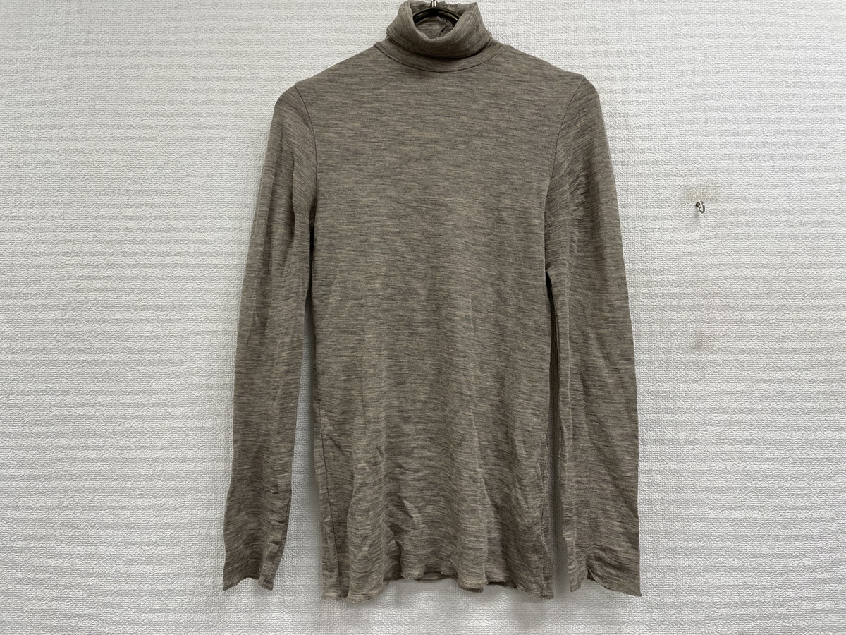 IENA ウォッシャブルウールタートルネックプルオーバー