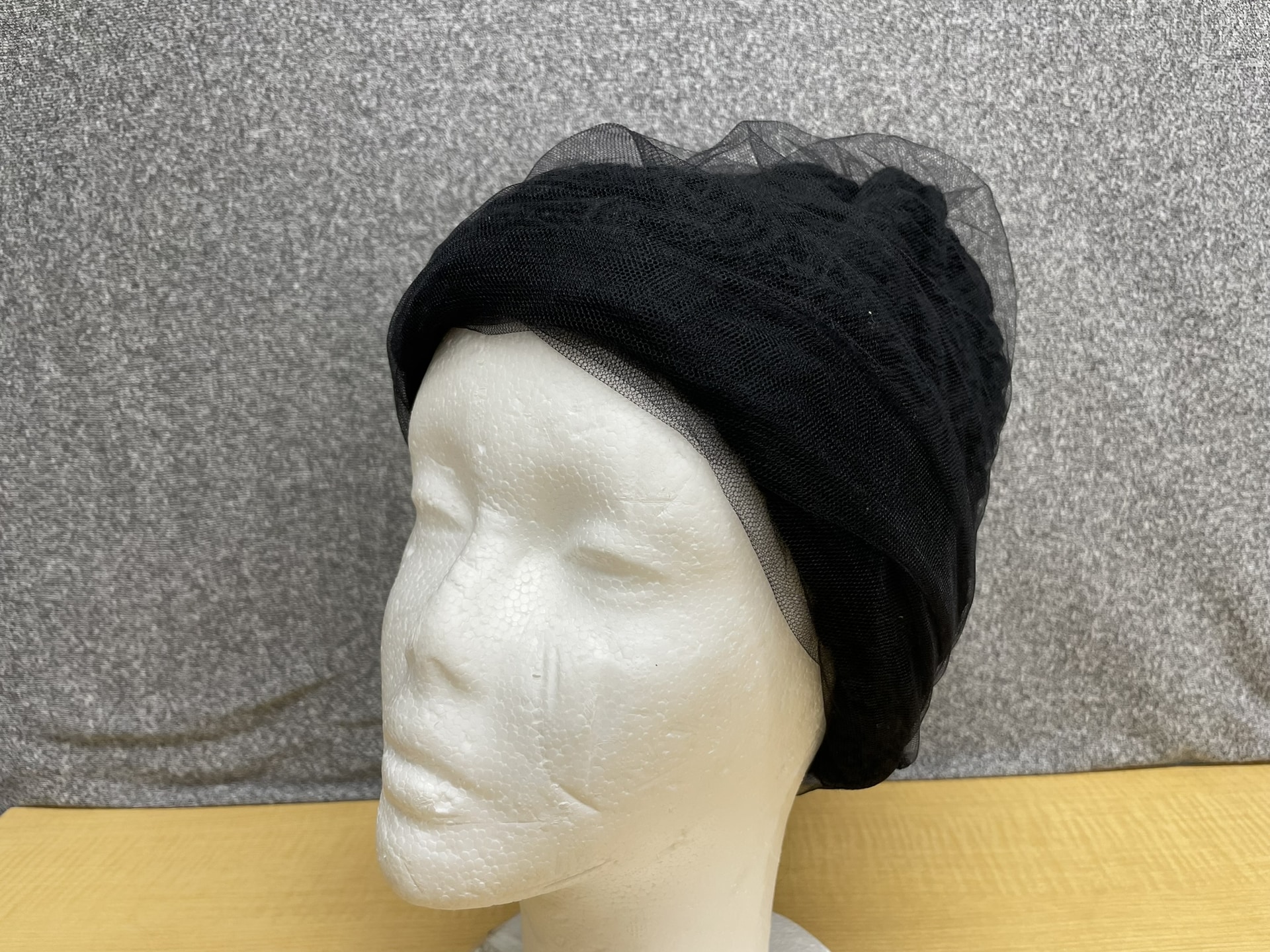 CA4LA チュールレース ニットキャップ