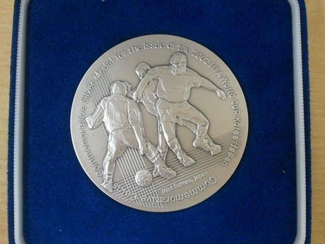 2002FIFA ワールドカップ 記念貨幣発行記念純銀メダル