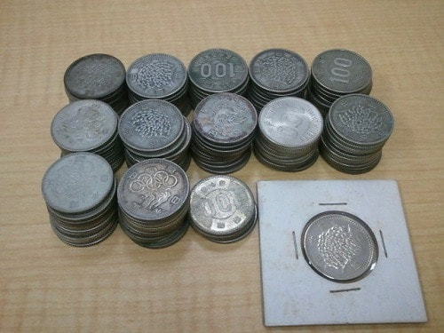 稲穂 鳳凰 東京オリンピック旧100円硬貨