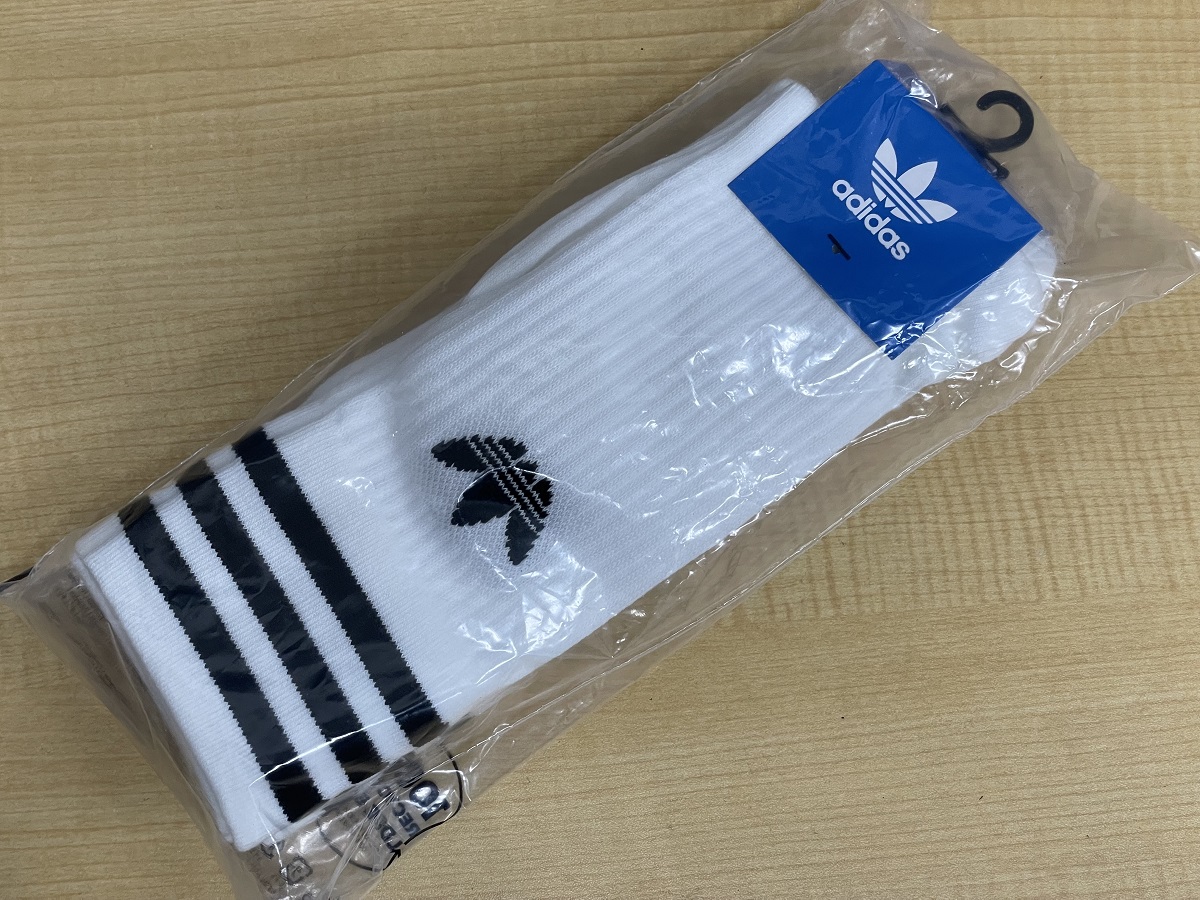 adidas GYB37 ソリッドクルーソックス靴下3足セット