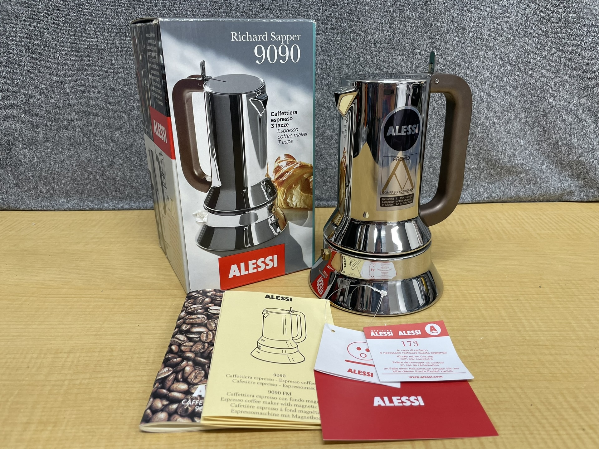 ALESSI Richard Sapper 9090 エスプレッソマシーン