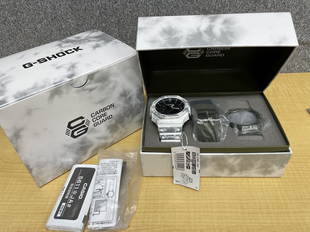 CASIO G-SHOCK GAE-2100GC-7AJR GRUNGE SNOW CAMOUFLAGE