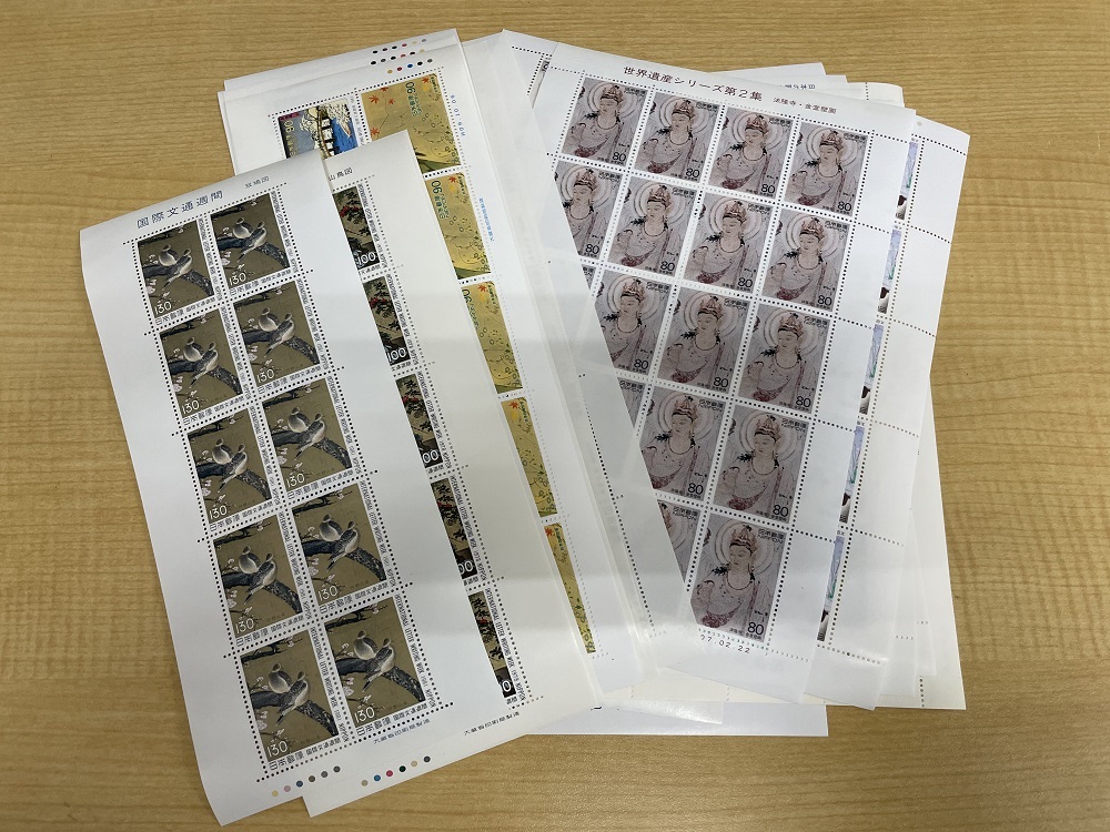 記念切手高額面シート
