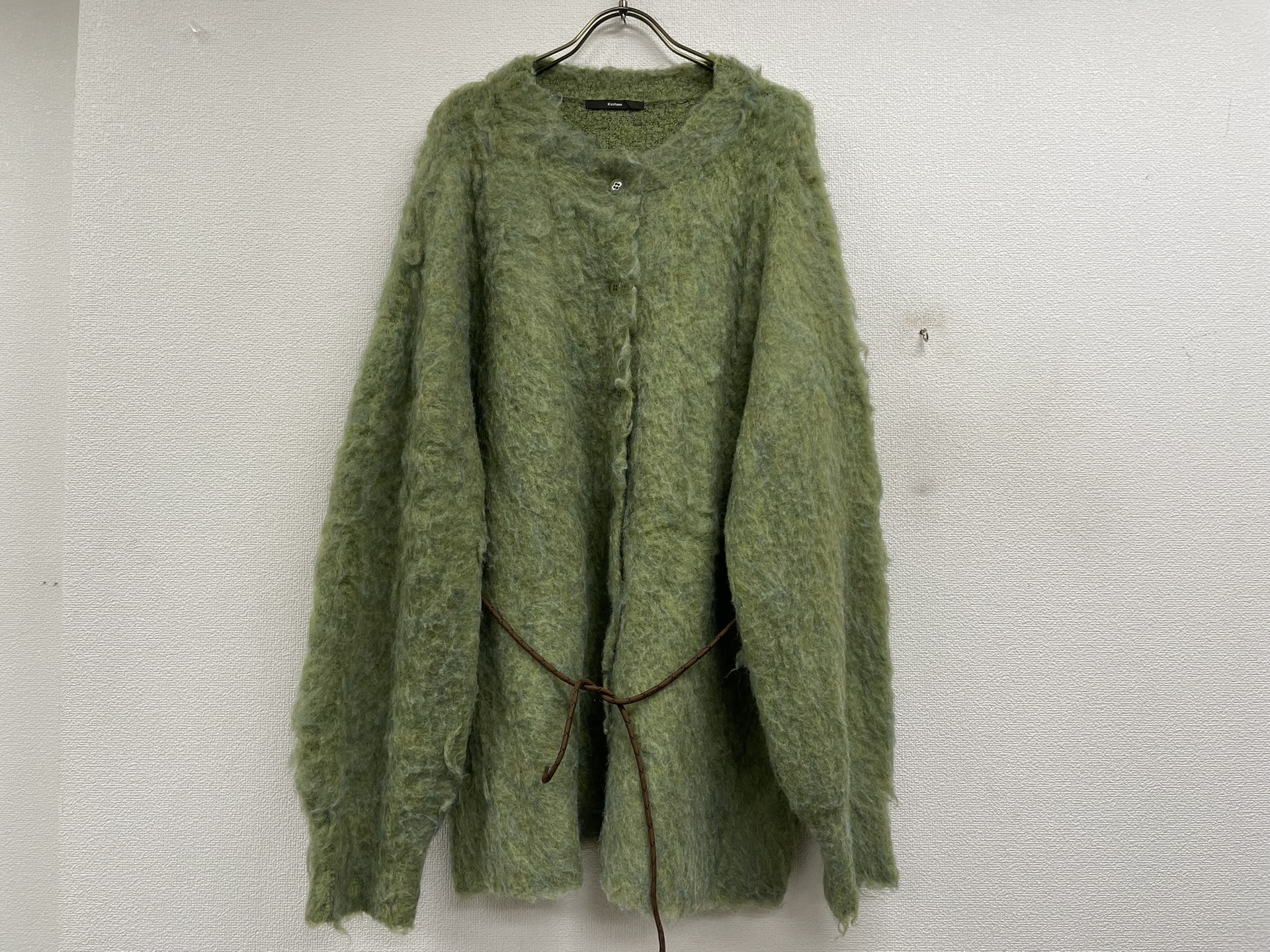 Kastane コード紐付きMIX起毛ガウン