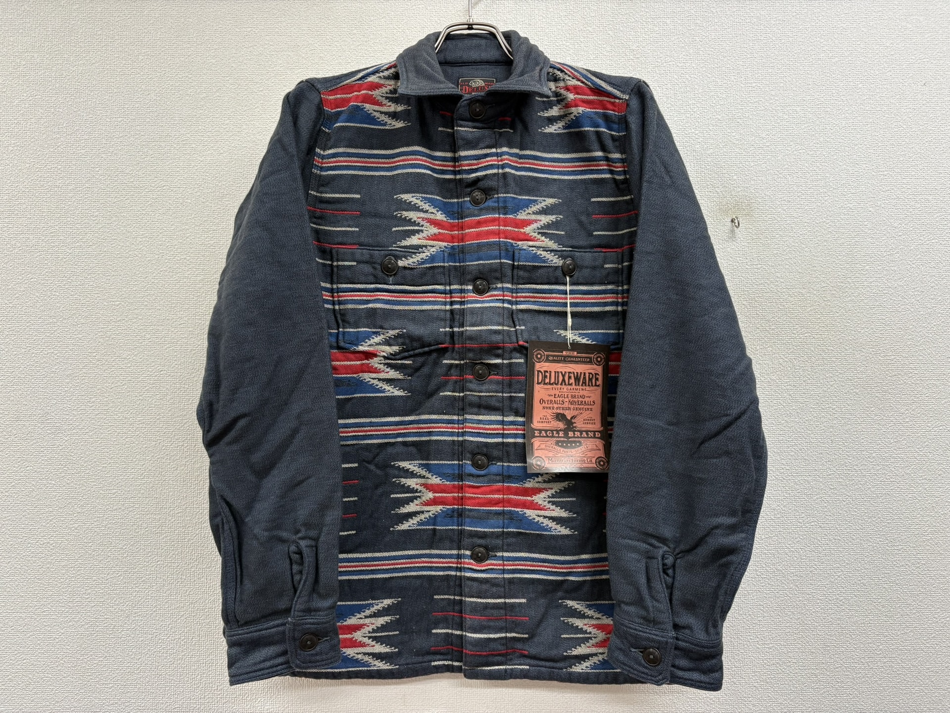 DELUXEWARE 1940s NATIVE CHECK ネイティブ柄ヘビーネルシャツ