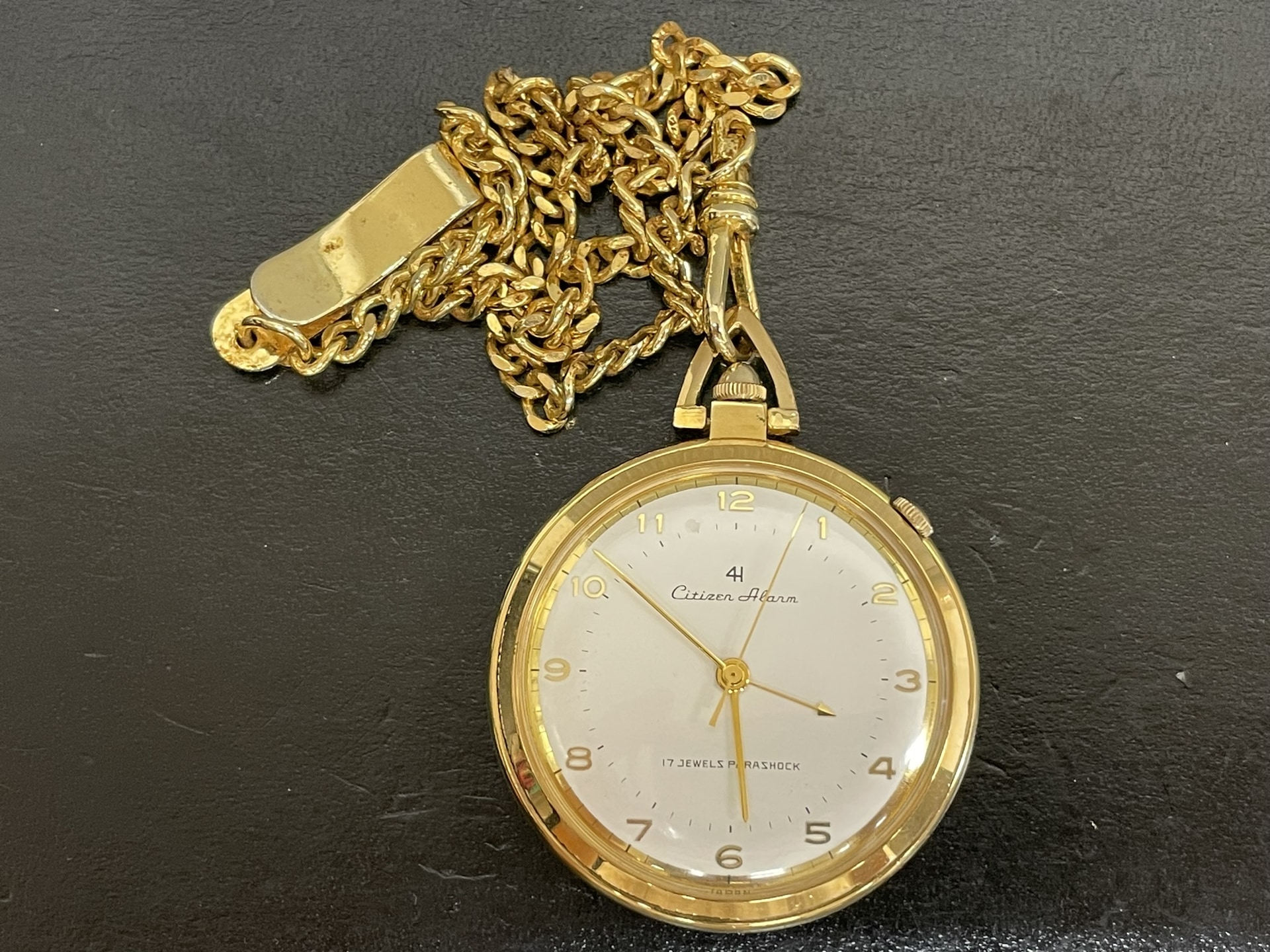 CITIZEN Alame PARASHOCK手巻き懐中時計