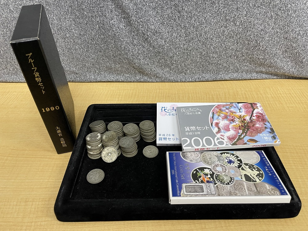 ミント、プルーフ貨幣セット、稲穂鳳凰東京オリンピック100円硬貨