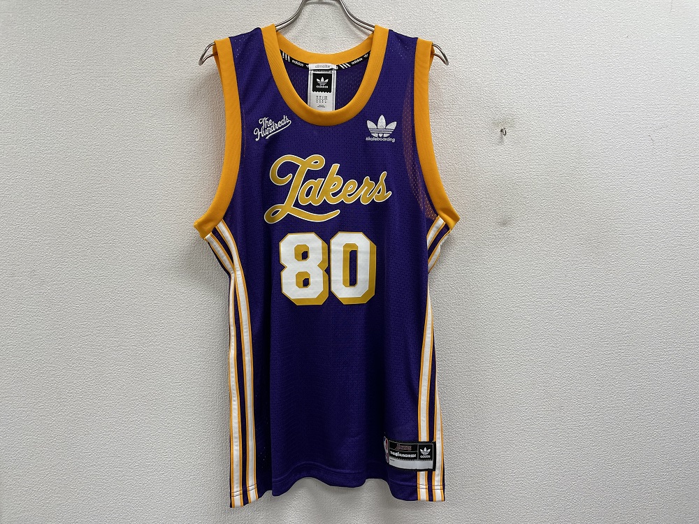 ADIDAS Skateboarding×The HundredsxNBA LA LAKERSジャージー