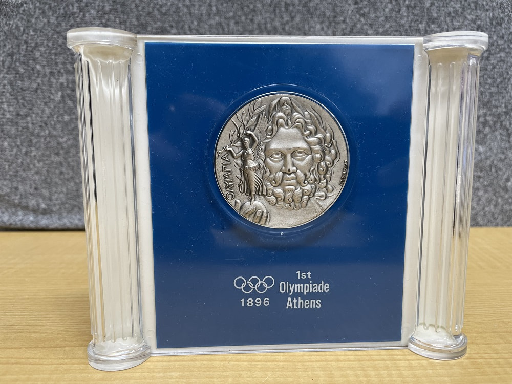 第一回アテネオリンピック優勝メダル復刻純銀製記念メダル