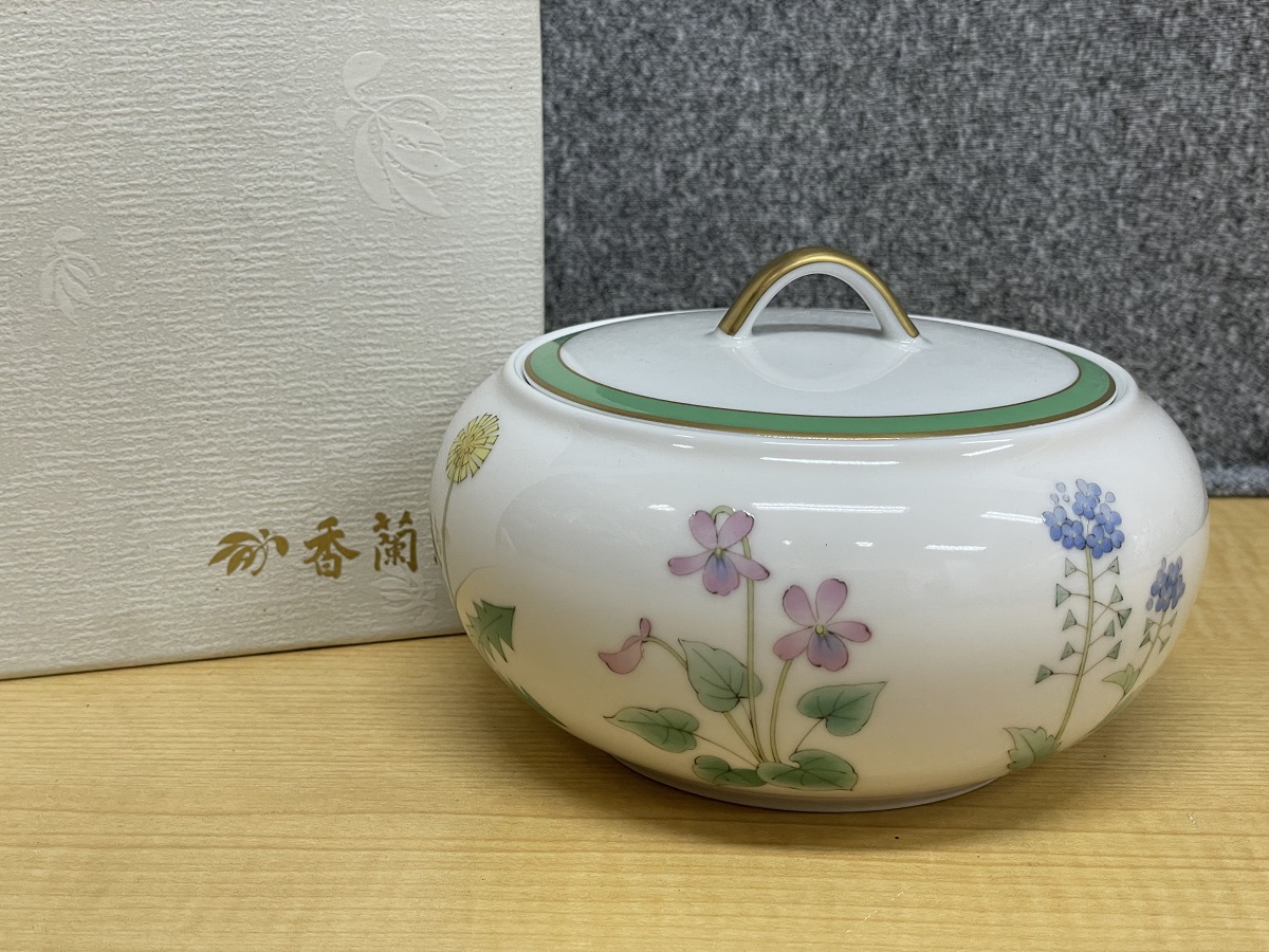 香蘭社 花しらべ キャンディーポット
