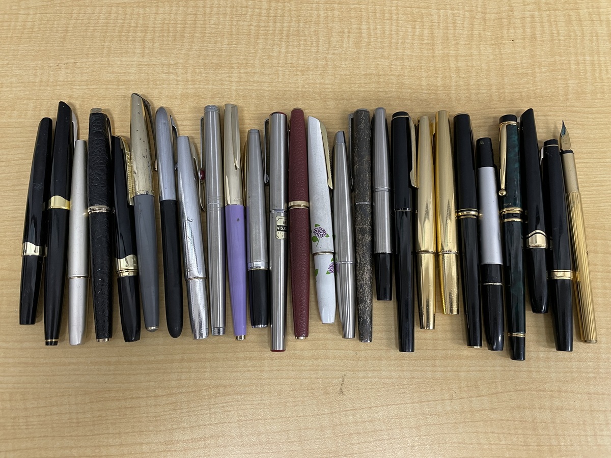 MONTBLAC PLATINUM SHAFFER SAILOR PILOT 万年筆