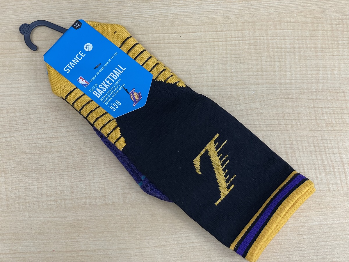 STANCE M559D6LCLA LAKERS LOGO CREWソックス