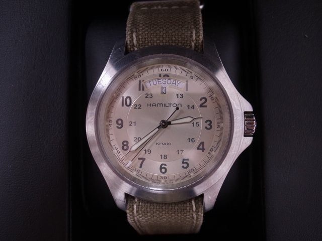 HAMILTON H64451823 Khaki King Day-Date