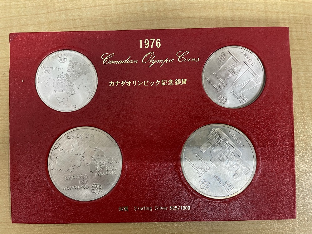 カナダ 1976年 モントリオールオリンピック記念銀貨10ドル/5ドル