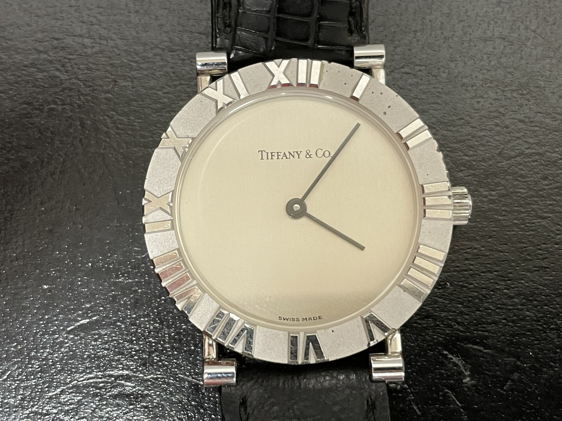 TIFFANY＆Co. M0640 アトラス シルバー925メンズクォーツウォッチ