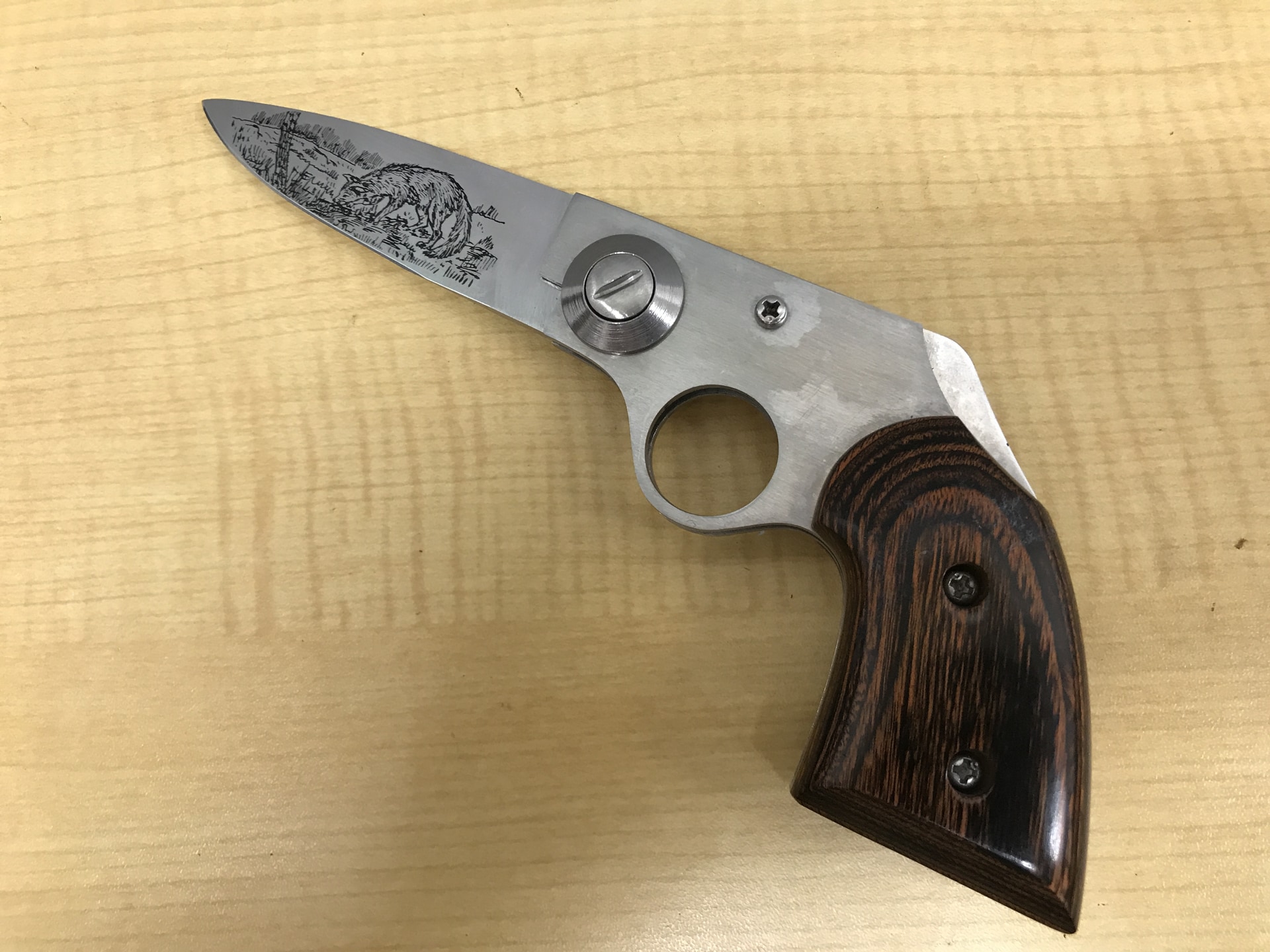 ガンブレードフォールディングナイフ