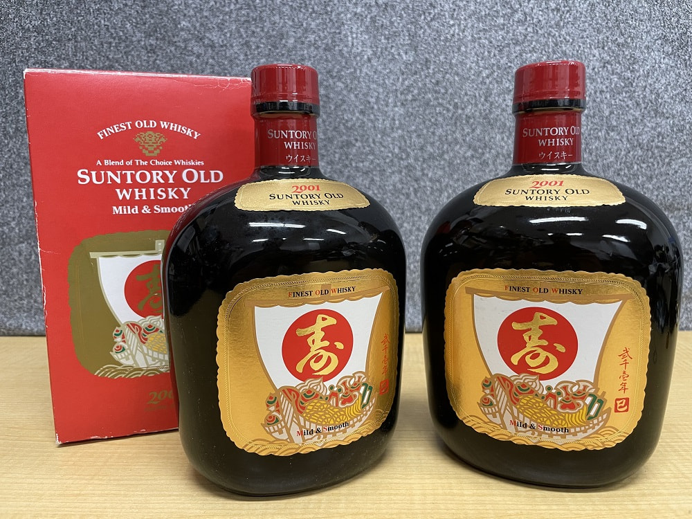 SUNTORY OLD 干支ラベル 2001 巳歳