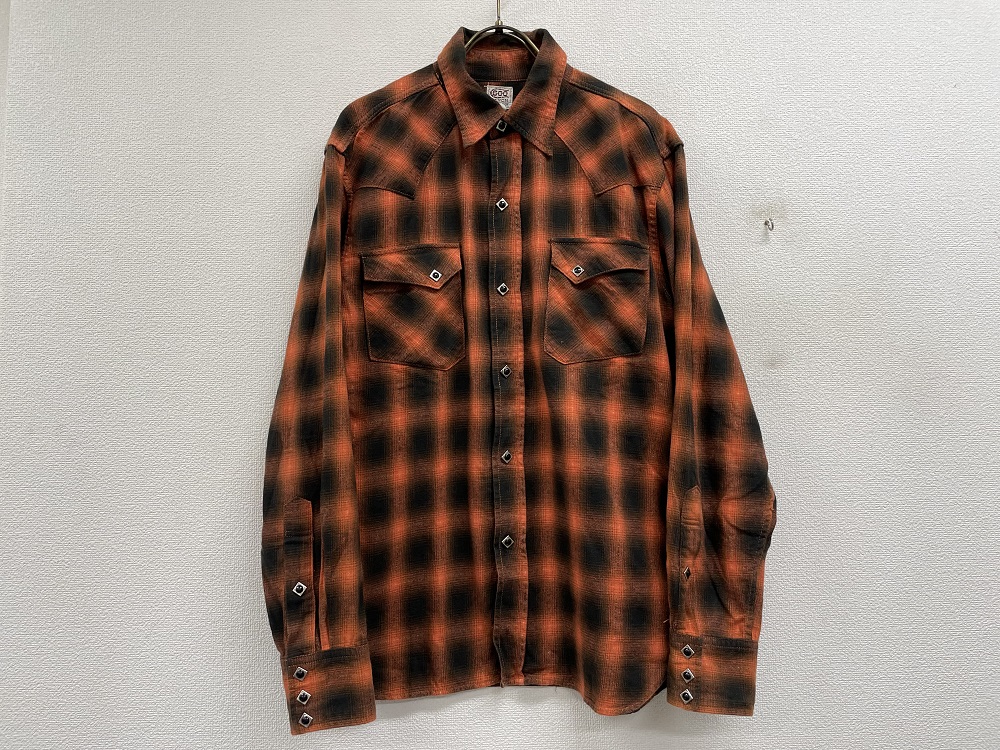 The REAL McCOY’S 600 RANCH 901Y チェックネルウエスタンシャツ