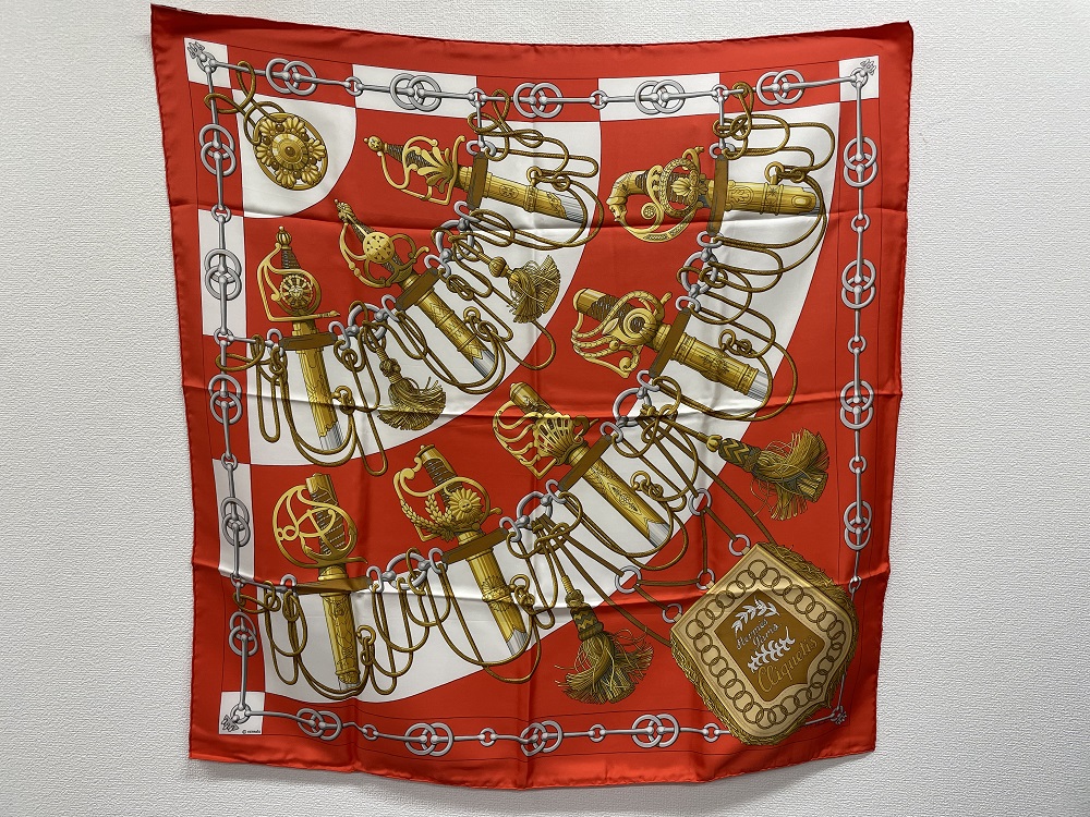 HERMES カレ90 Julie Abadie Cliquetisカチカチ