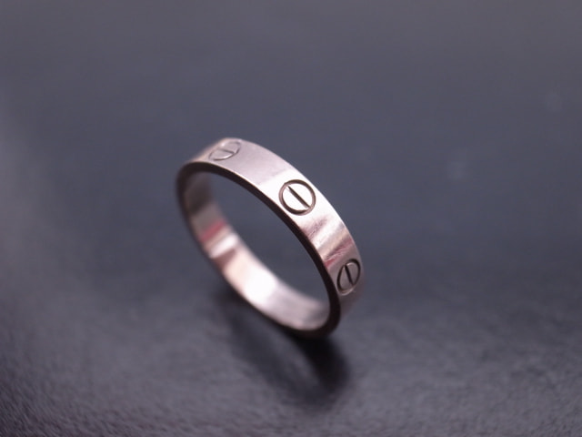 Cartier 750WG ミニラブリング